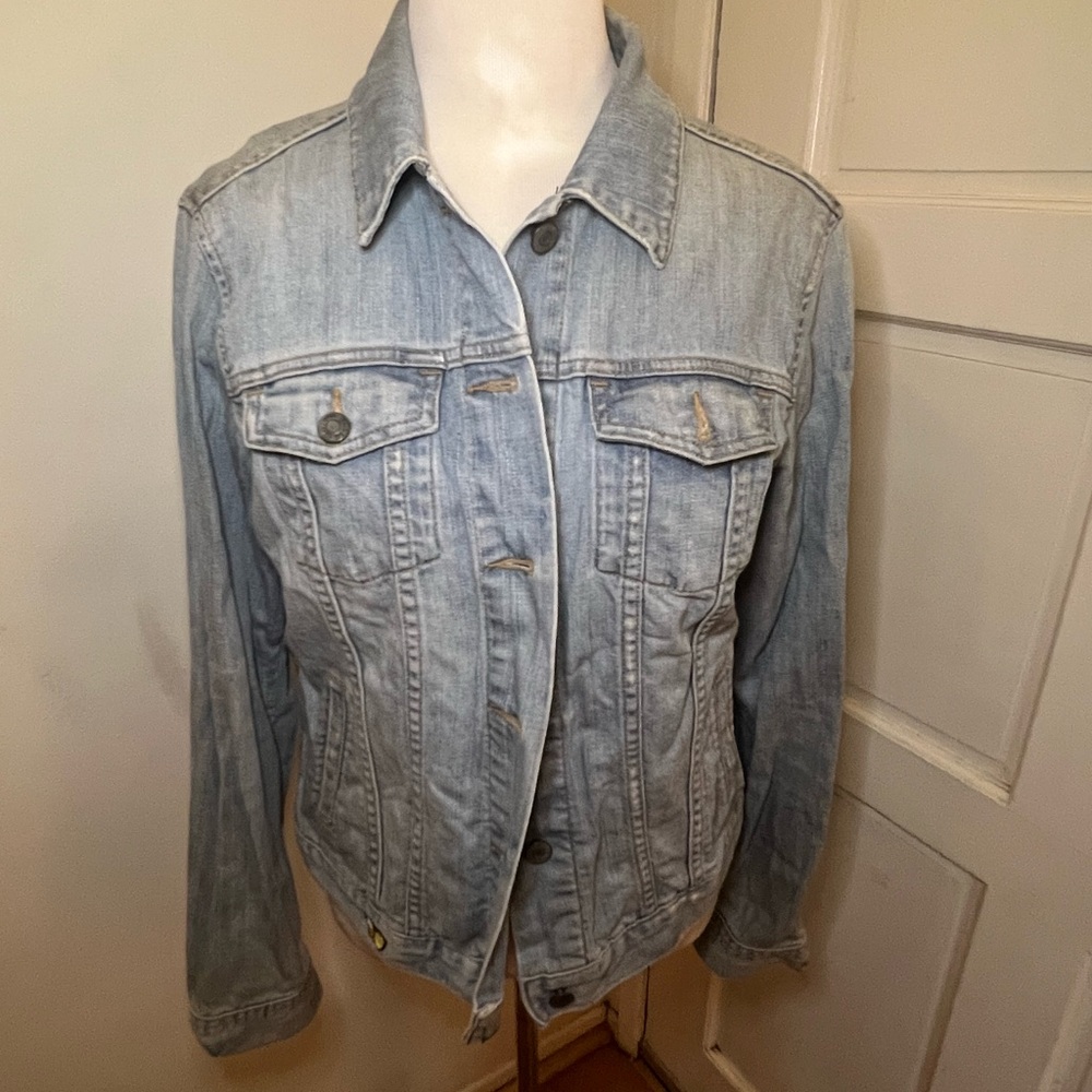 GAP Women’s Denim Jacket with Butterfly Patch